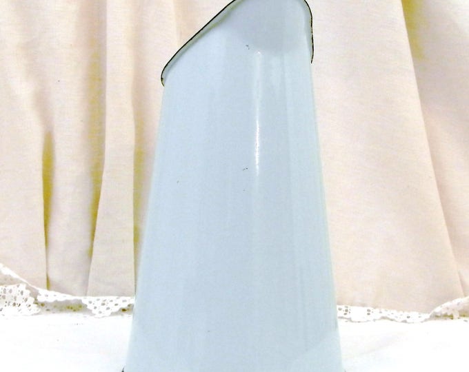 Vintage Mint Green Enamel French Pitcher, Enamelware Pale Green Jug, Rustic Rural Country Cottage Decor, Farmhouse Kitchen from France, Vintage Mint Green Enamel French Pitcher, Enamelware Pale Green Jug, Rustic Rural Country Cottage Decor, Farmhouse Kitchen from France,