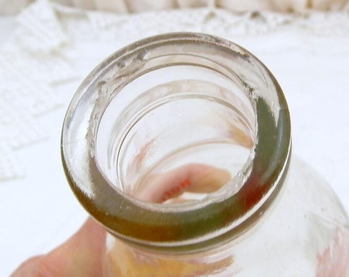 Vintage 1950s French Milk Bottle from a Dairy near Le Mans Advertising Lipton Tea in Orange and Red 1 L, 1960 Retro Kitchen, Cow And Yogurt Vintage 1950s French Milk Bottle from a Dairy near Le Mans Advertising Lipton Tea in Orange and Red 1 L, 1960 Retro Kitchen, Cow And Yogurt