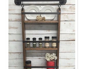 ON SALE Wood Kitchen shelf, kitchen shelves, kitchen wall shelf, shelving unit, kitchen shelving, kitchen wall shelves