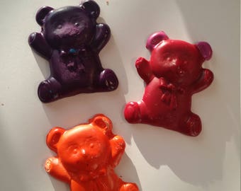 Teddy Bear crayons set of 6