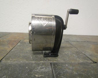BOSTON KS Pencil Sharpener , hand crank , desk or wall mount, sharpens 8 sizes , office supplies