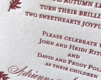 Letterpress Wedding Invitation, Wedding Invitations, Letterpress Wedding Invitations, Elegant Wedding Invitation, Sample Pack