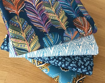 INDIAN SUMMER Fat Quarter Bundle by Michael Miller 100% cotton