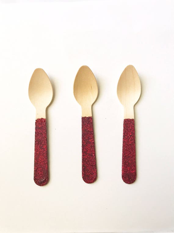 Mini Wooden Spoons Ice Cream Party Dessert Valentines Il 570xn