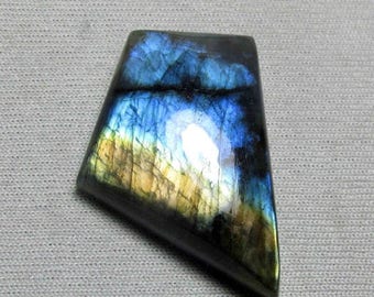 31% ON SALE Natural Labradorite Cabochon Huge Size 20x33 mm Multi Flashy Fire Fancy Cabochon Loose Gemstone.