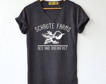 The office Shirt - Schrute Farms T-Shirt - Dwight T-Shirt High Quality Graphic T-Shirts Unisex