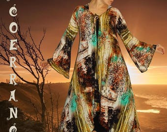 Long Cardigan Sweater 'Spring...'