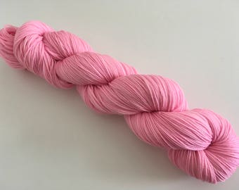 Semi Solid Hand Dyed Superwash Merino Sock Yarn