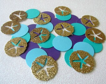 240 Mermaid Party Decor Under the Sea Party Mermaid Confetti Nautical Bridal Shower Mermaid Shower Beach Shower Beach Birthday Beach Wedding