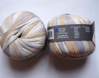 12 Pelotes 84% Coton Ruban Licati Gedifra 1804