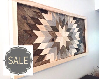 SALE* Reclaimed wood wall art, wood wall decor, wood art, modern wall decor, wooden sun burst, barn wood decor, farmhouse decor