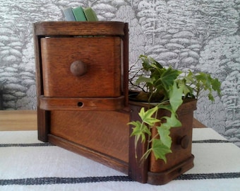 Vintage Treadle Sewing Drawer, Singer Sewing Table Drawer, Sewing Storage, Craft Storage.