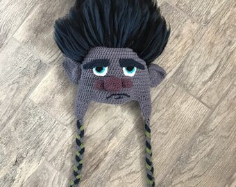 Trolls Branch Hat, halloween, birthday gift, Trolls, Branch