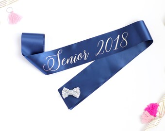 Senior 2018 Sash - Senior Gift - Senior Banner - Graduate Sash - Finally Graduated - Senior Year - 2018 Sash