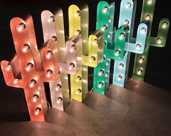 SALE 24" marquee CACTUS, cactus light, light up cactus