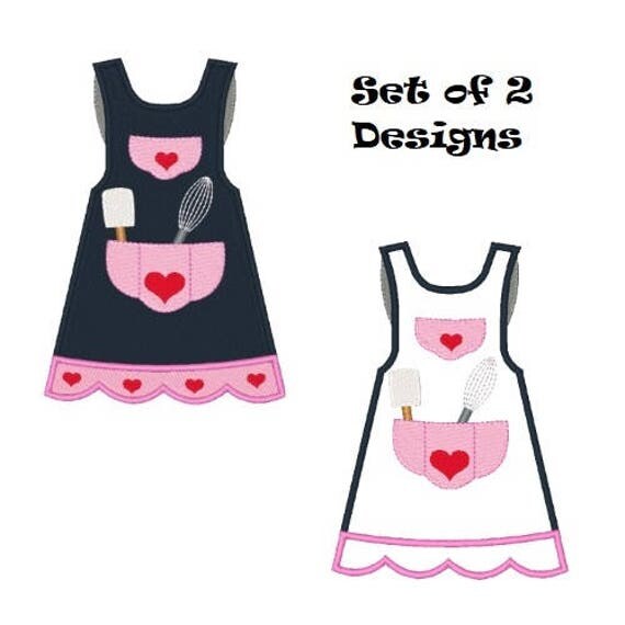 Apron Machine Embroidery Designs Kitchen Embroidery Design