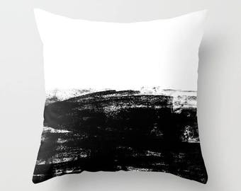 Black white pillow | Etsy