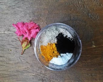 Activated Charcoal Toothpaste | Charcoal Tooth Powder | Charcoal Teeth Whitening | Turmeric Toothpaste | Tooth Polish| Happy Dragon Skincare
