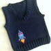 Children hand knitted wool vest Knitted Baby/ Toddler Vest