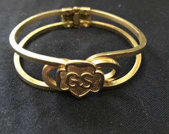 VINTAGE GIRL SCOUT bracelet - 1960s - collectable - rare -
