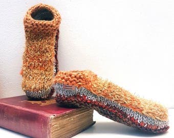 Babouche, slippers, unisex, handmade, unique, size EU 40 - 41