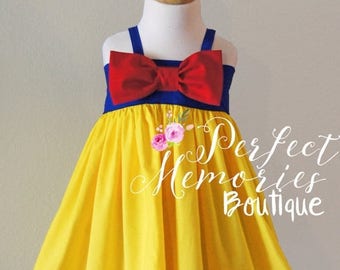 SALE Snow White Dress | Snow White Birthday Party | Girls Snow White Dress | Baby Princess Dress | Disney Princess | Halloween Costume | Dre