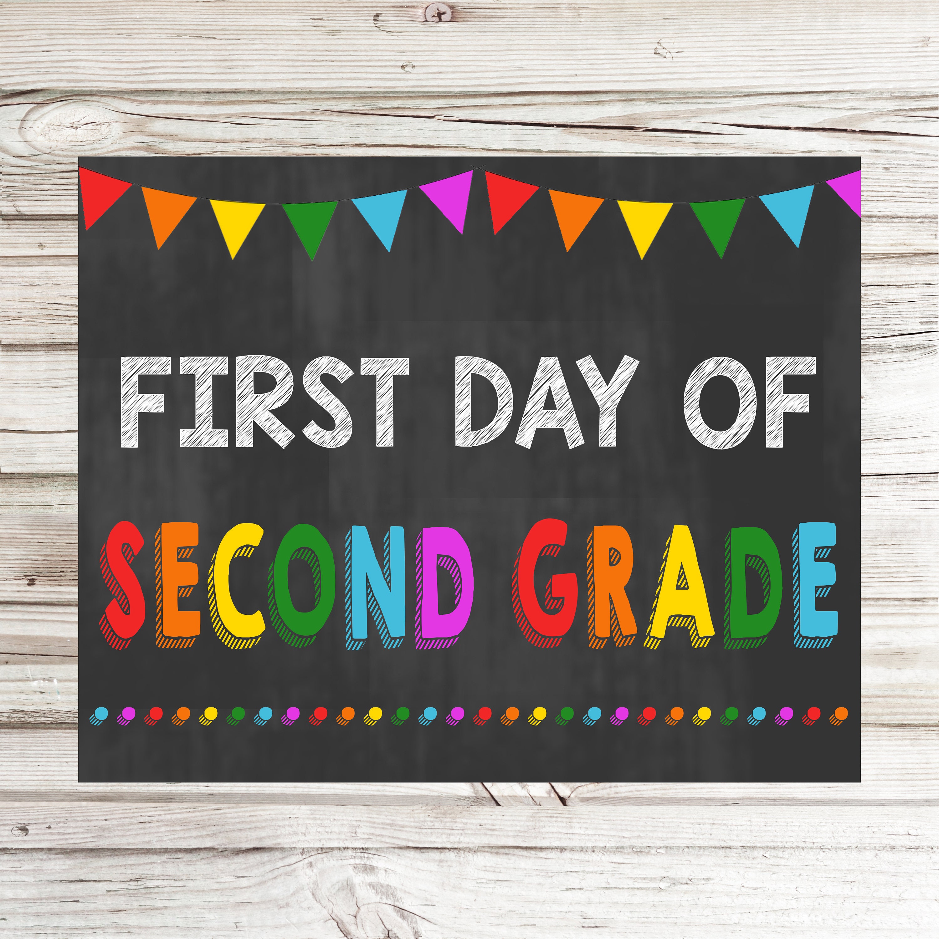 First Day Of Second Grade Printable - Printable Word Searches