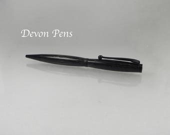 Bog Oak pen, wooden pen handmade in ancient Irish Bog Oak "Celtic Midnight". Wood pen gift for idea for Birthday or 5th Wood Anniversary