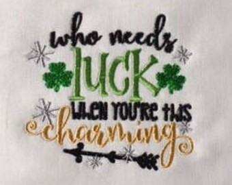 St Patricks Day Shirt, St. Patricks Day, Baby St Patricks Day, Girls St. Patricks Day, Boys St Patricks Day, Lucky Charm Shirt, Embroidered
