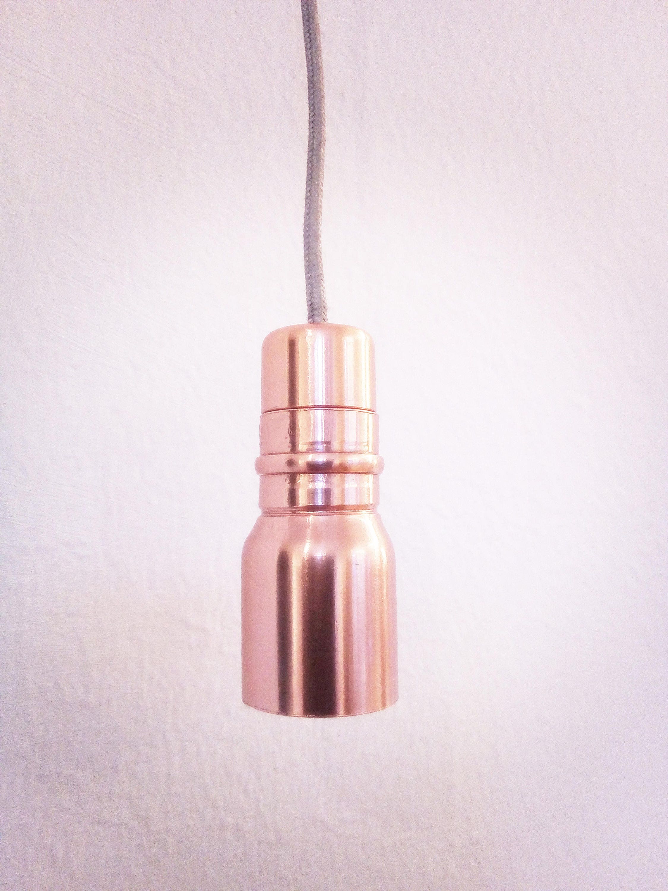 Metallic Copper Bathroom Light Pull Pull Cord Industrial Steam
