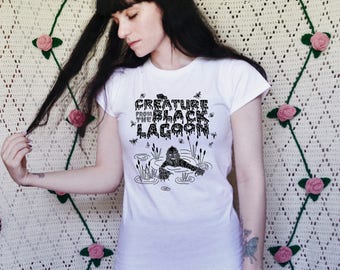 Creature From The Black Lagoon - Classic - Horror - Cult - Film - Graphic - Mens T Shirt - Womens T Shirt - Tank Top