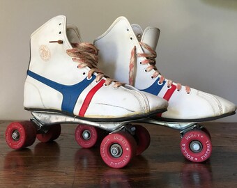 Roller Skates Original 1970's Fireball Outdoor Roller Skates Size 8