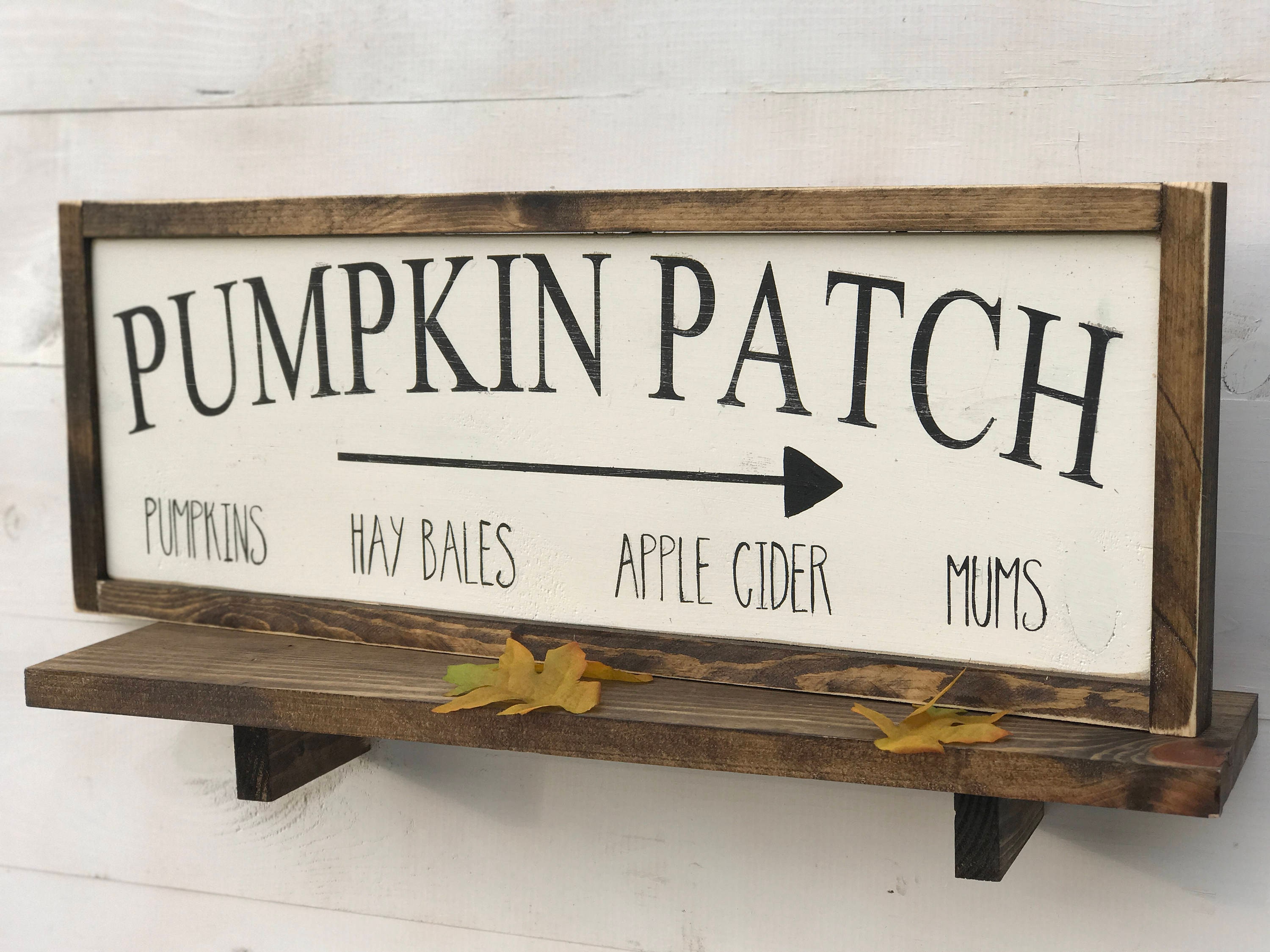 Pumpkin Patch Sign Fall Sign Farmhouse Fall Sign Farmhouse