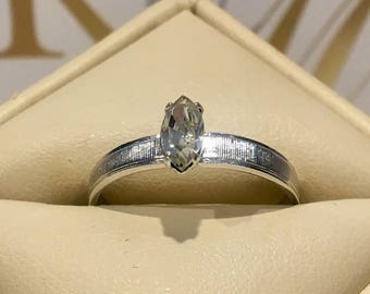 Two beautiful faux gemstone rings for larger size finger (9 1/2 - 10), perfect for travel