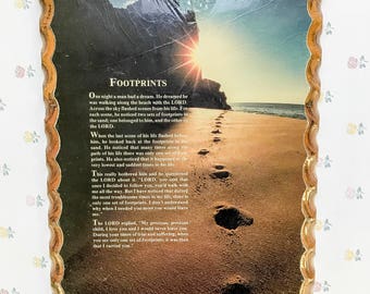 Footprints sand | Etsy