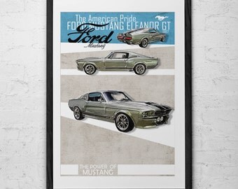 Ford mustang | Etsy