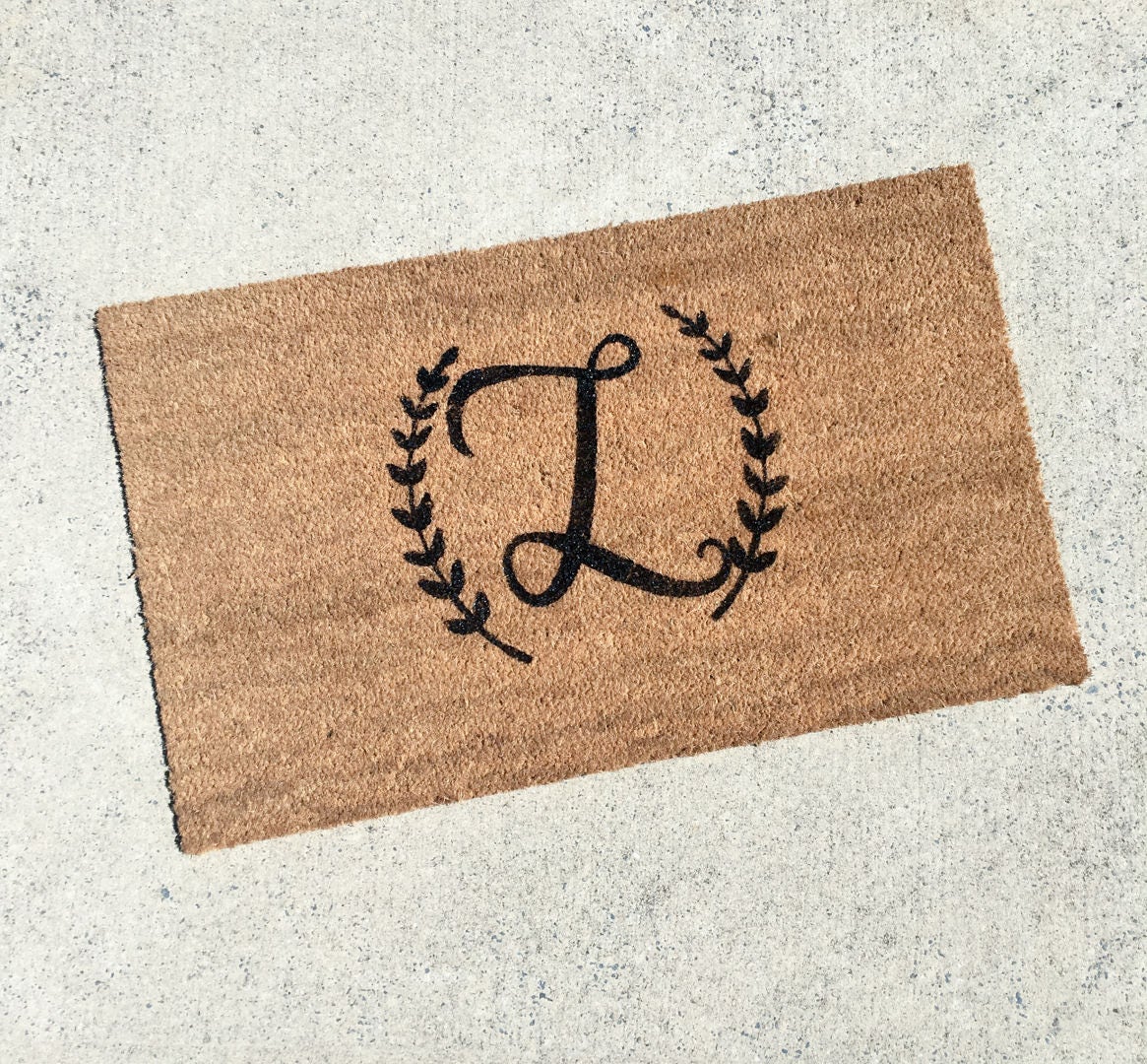Monogrammed Doormat Personalized Doormat Custom Doormat