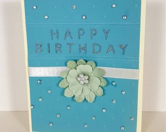 Happy Birthday Card - Embossed Birthday Card