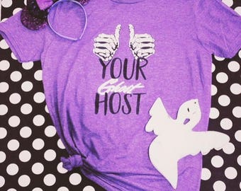 haunted mansion ghost host shirt
