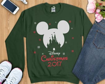 vintage disney christmas sweatshirt