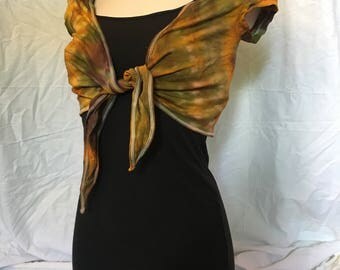 colorful tie dye vest, size S