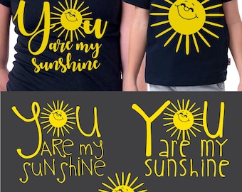 You Are My Sunshine Quote Digital Cut Files Svg Dfx Eps Png Silhouette SCAL Cricut Motivational Download for Paper Vinyl Die Cutting JB-812