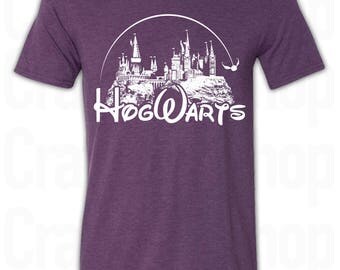 Harry Potter Hogwarts Castle T-Shirt. Hogwarts Castle Shirt. Hogwarts Shirt. Harry Potter Shirt. Hogwarts Quidditch Shirt. Hogwarts Castle.