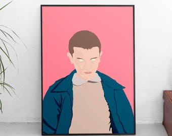 PRINTABLE STRANGER THINGS Art, Stranger Things Print, Stranger Things Poster, Digital Prints, Printable Illustration, Instant Download Art