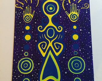 Healing Hands- An Original Painting by Alysha D'Amico