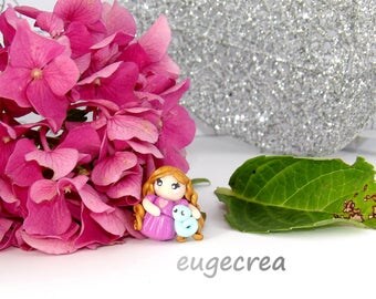 Little Princess with polymer clay ring
