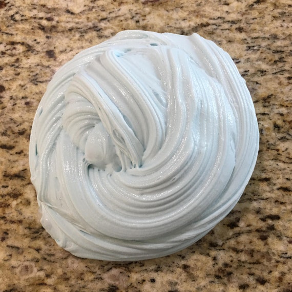 Baby Blue Fluffy Slime 4OZ Free Shipping