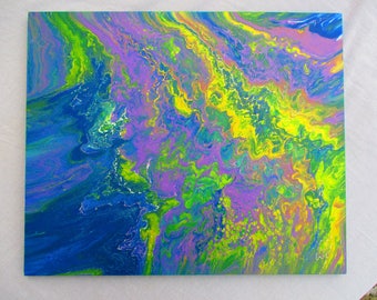 Acrylic painting - "The flow"