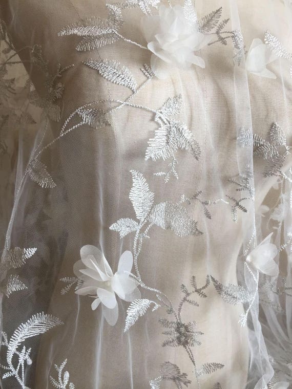 the amanda ii tulle ruffle rolled rosette and by wcobynancy gauze lace fabric with 3d roses white rosette tulle lace the amanda ii tulle ruffle rolled rosette and by wcobynancy gauze lace fabric with 3d roses white rosette tulle lace