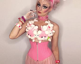 Pink PVC buckle choker (Artifice photoshoot sample)